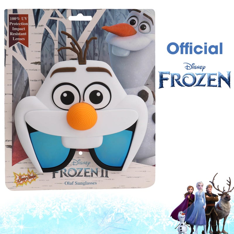Sun-Staches Disney Frozen Official Olaf Sunglasses, Costume Accessory Mask, UV400, One Size Fits Most - Image 4